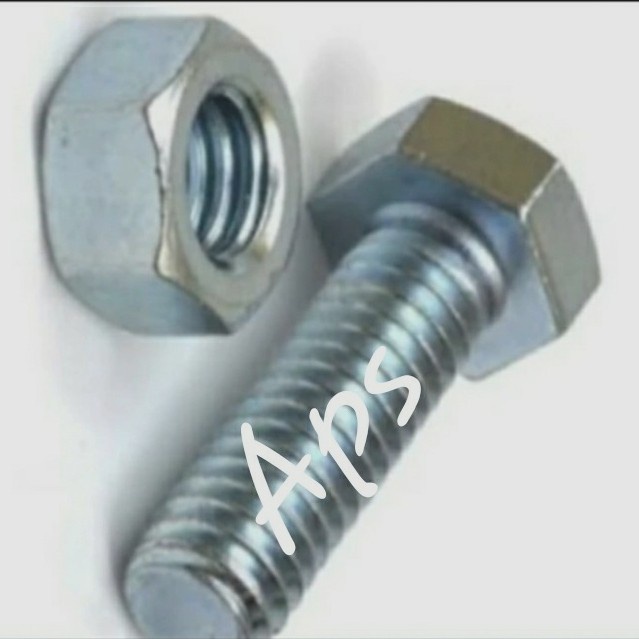 ✅Baru Baut Mur 14 × 70 Kunci 22 = 1 Box Isi 100Pcs Limited