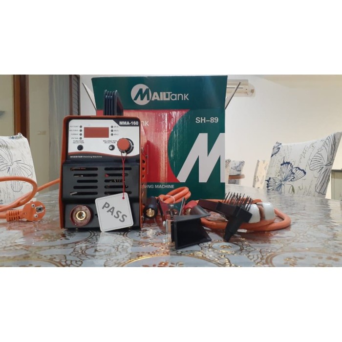 [Original] Mesin Las Trafo Listrik Merk Mailtank 160 Las Inverter Warna Oren Terbatas