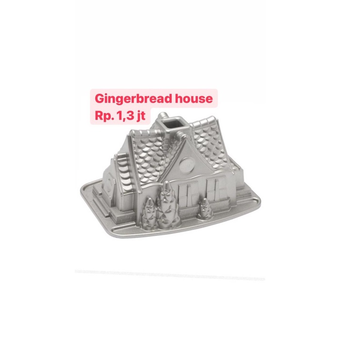 

[Baru] Nordic Ware Gingerbread House Terbatas