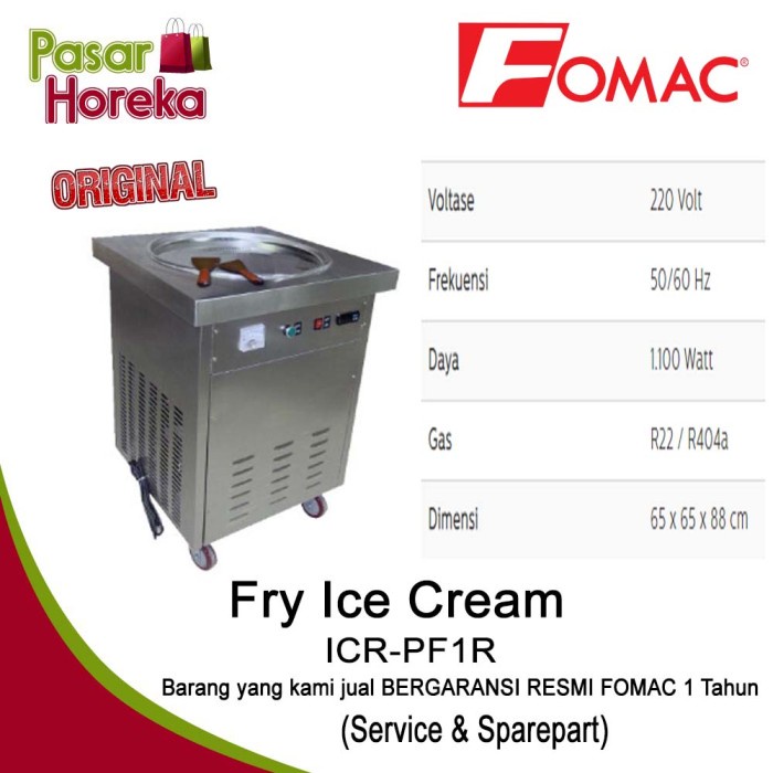 [Baru] Mesin Penggoreng Es Krim / Fry Ice Cream Icr-Pf1R / Fomac Terbatas
