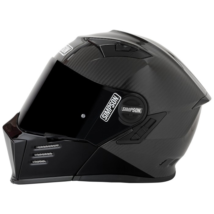 ✨Termurah Simpson Mod Bandit Carbon  Helm Motor Full Face  Helm Modular Terbaru