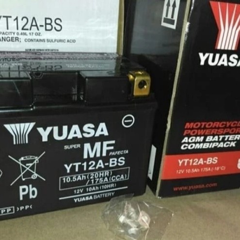 ✨Sale Aki Moge Yuasa Yt12A-Bs 10 Ampere Diskon