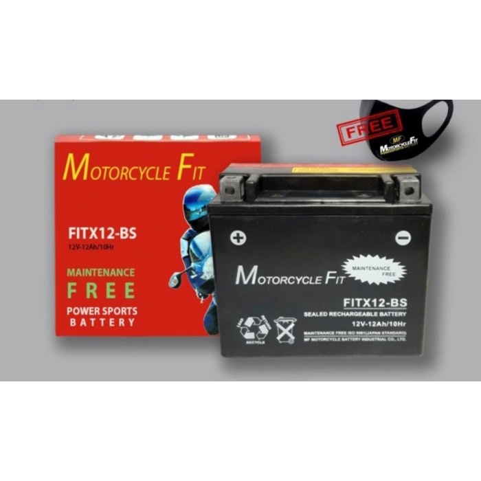 ✨Sale Aki Motor Motorcycle Fit Ytx16-Bs Berkualitas