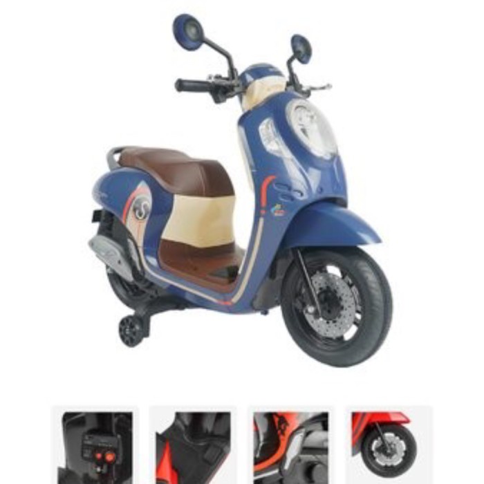 ✨Sale Motor Accu Anak Pmb M 999 Scoopy Lisensi Honda - Motor Accu Scoopy Terbatas