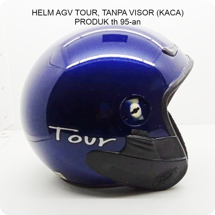 ✨Termurah Helm Agv Half Face Jadul Tali Dd Ring Terbatas