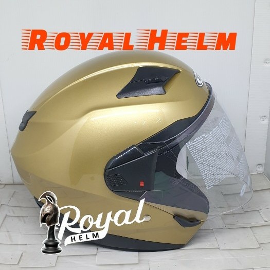 ✨Termurah Zeus Helm Zs611  Golden Yellow Zs-611  Zs 611 Double Visor Terbaru