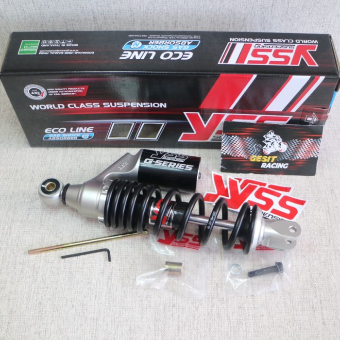 [Ori] Shock Mio-Beat -Vario -Scoopy -Xeon Yss G Plus Tabung Black 300Mm Berkualitas