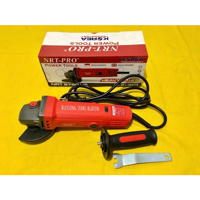 MESIN GERINDA TANGAN 4 Inch NRT-PRO 9750 VARIABLE SPEED / GERINDA