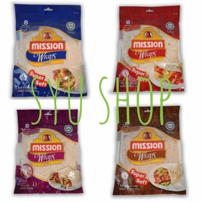 

Promo Mission Wraps Wrap 360 Gr Kulit Kebab Tortilla Burrito Burito -ls01