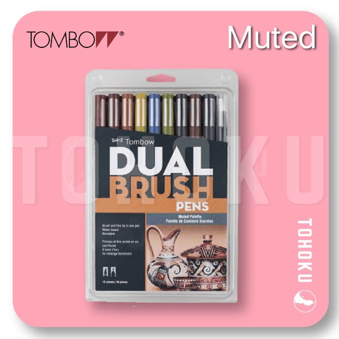 

Gaya Tombow Fudenosuke - Dual Brush Pen Set