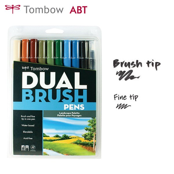 

Gaya Tombow Dual Brush Pen Abt Landscape Color Set 10