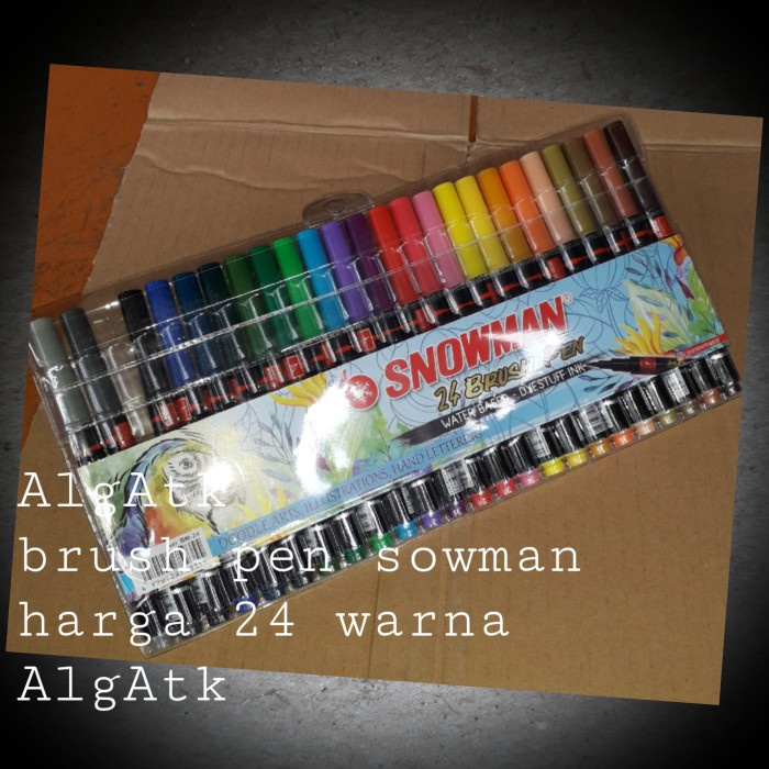 

Gaya Brush Pen 24 Warna Snowman.