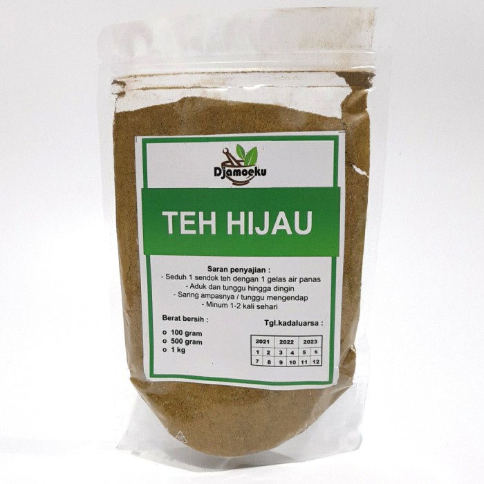 

populer] Teh hijau bubuk 1kg