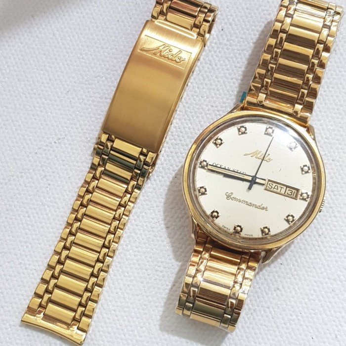 (ORI SALE) rantai mido commander gold bracelet mido rantai mido TERBATAS