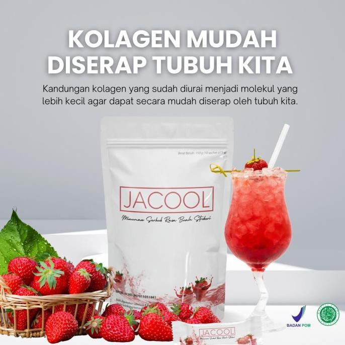 

Minuman kolagen pemutih badan jacool collagen drink bpom colagen 10pcs GM
