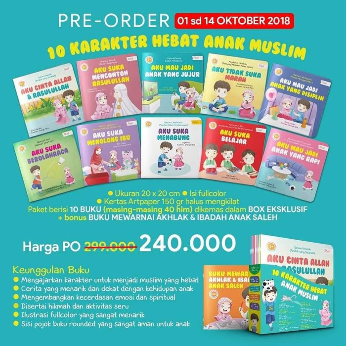 

Terlaris!! 10 Kter Hebat Anak Muslim