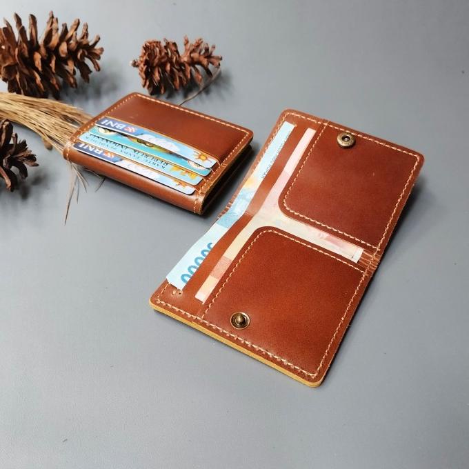 Dompet Kulit Mini Simple Pria Wanita