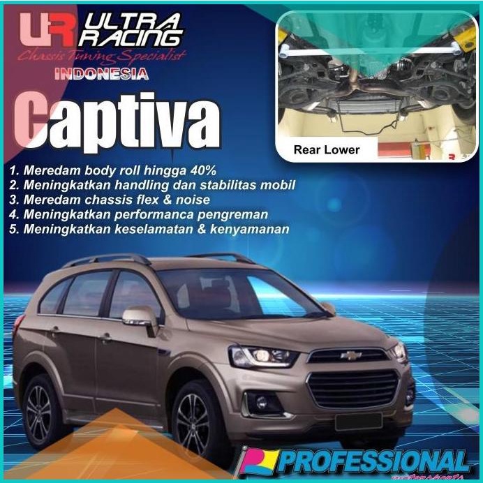 Aksesoris / Stabiliser / Rear lowerbar ULTRA RACING Chevrolet Captiva