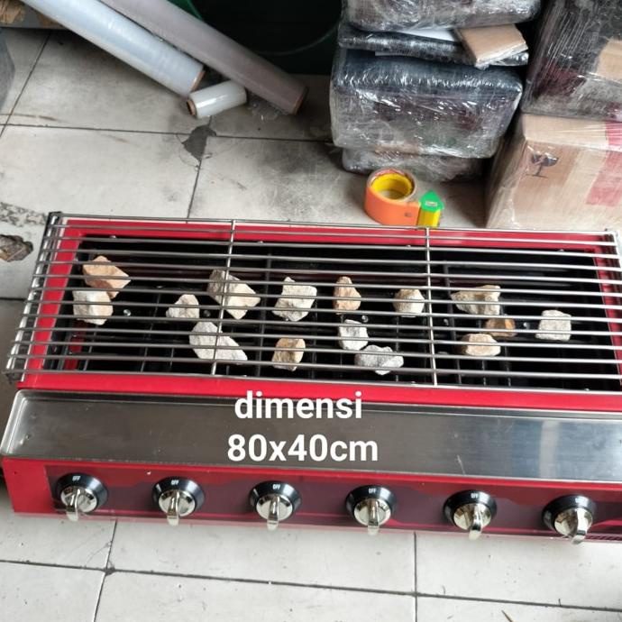 kompor gas grill/bakaran sosis custom