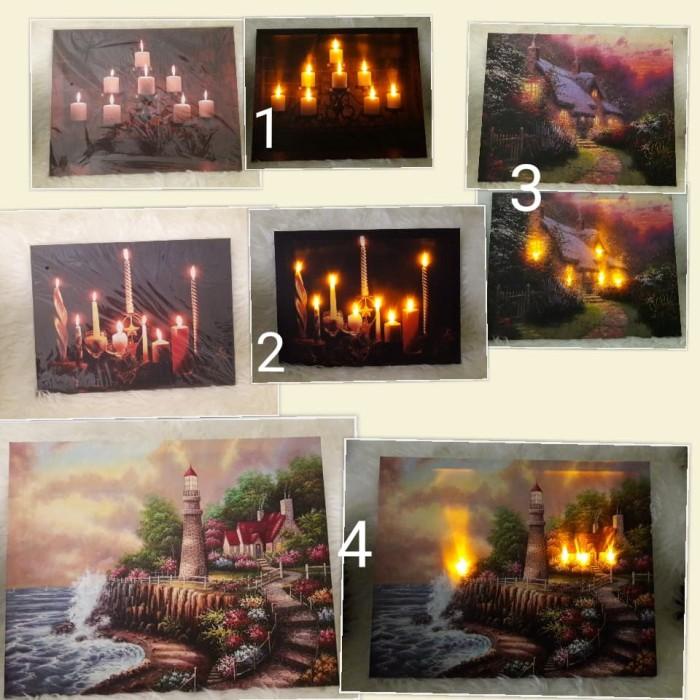 Lukisan Menyala Lukisan Dinding- Hiasan Dinding Lukisan Lampu Menyala