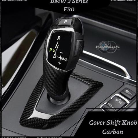 Update Cover Trim Gear Shift Knob Carbon Interior BMW f30 f10