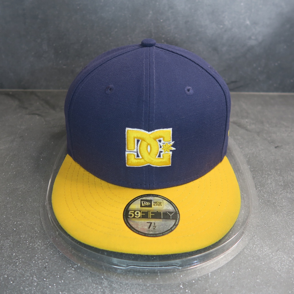 Topi New Era - Fitted Cap - 59Fifty - DC Shoes Blue Yellow