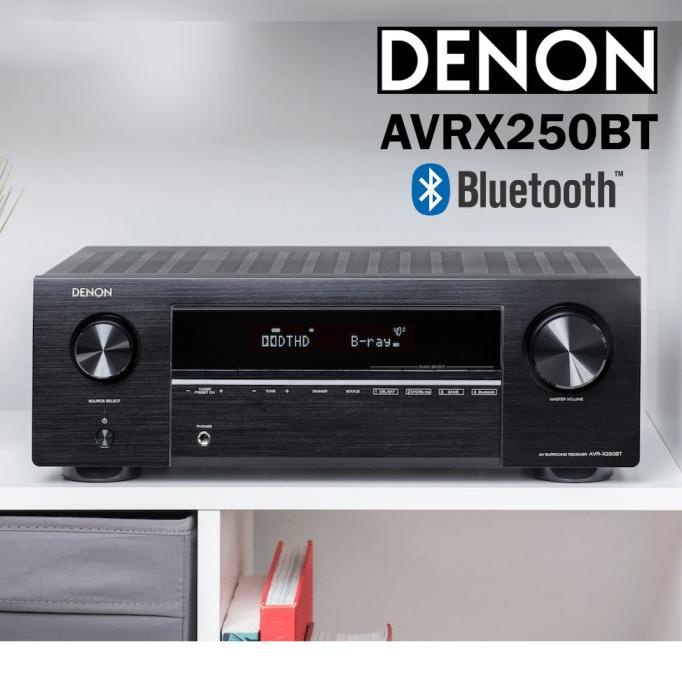 Terjangkau Denon Avr X250Bt Av Receiver 5.1 Ch Avr X250 Bt Bluetooth