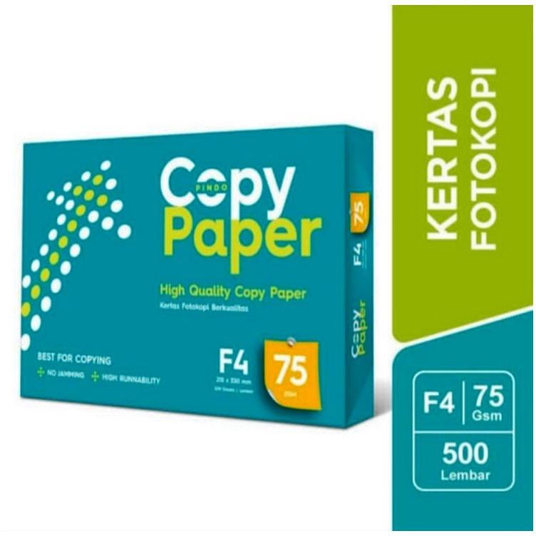 

Trendy KERTAS HVS F4 FOLIO 75GSM COPY PAPER 1 RIM 500 LEMBAR