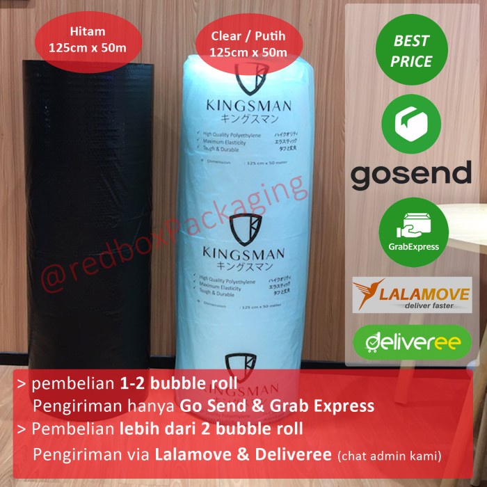 

Promo Bubble Wrap Roll 125Cm X 50M Harga Ekonomis