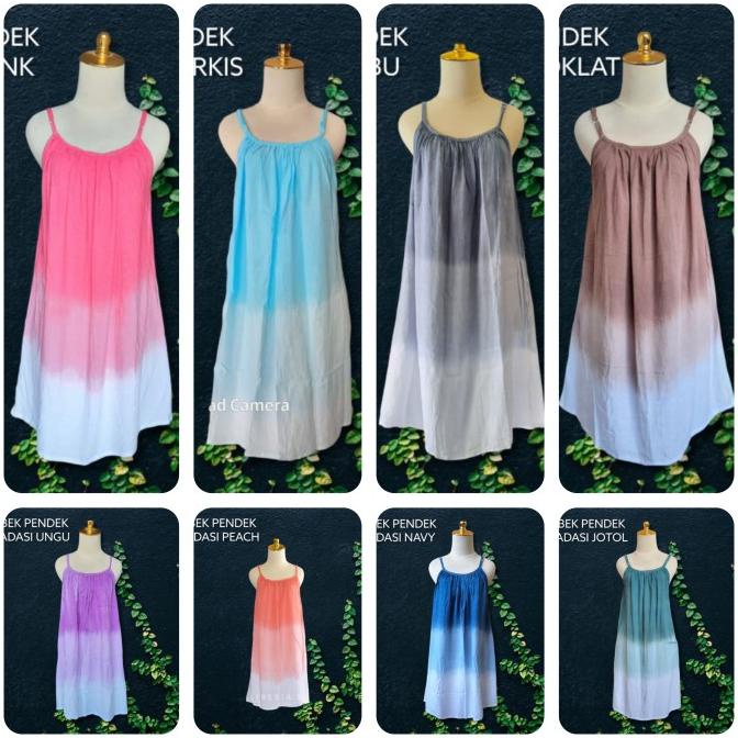 FA430 DASTER SINGLET PENDEK GULI GRADASI JUMBO RAYON BALI/BAJU TIDUR WANITA GRATIS ONGKIR