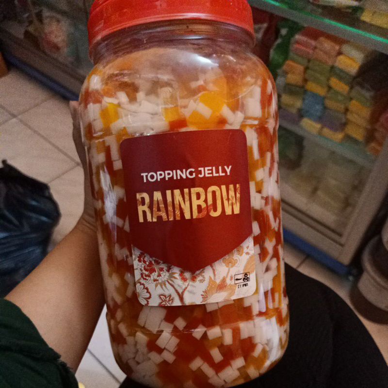 

Qq Jelly Topping Rainbow / Coffee / Nata Kemasan 3.2Kg