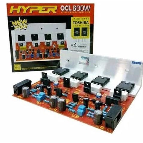 Kit HYPER OCL Power Amplifier 600Watt Stereo ( 2x300 ) TR Toshiba Asli