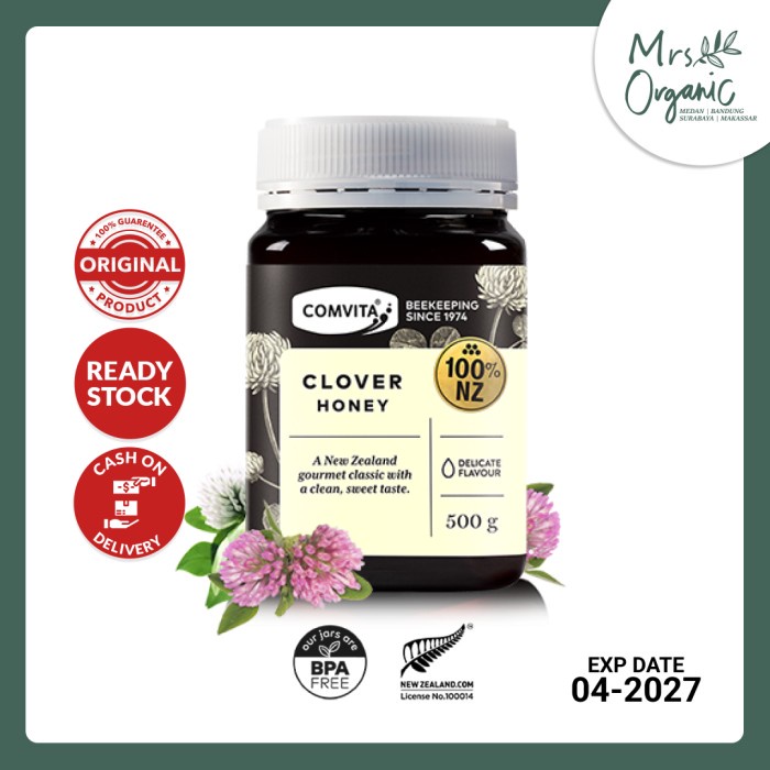 

Madu Comvita Manuka Alami New Zealand Clover Honey 500G