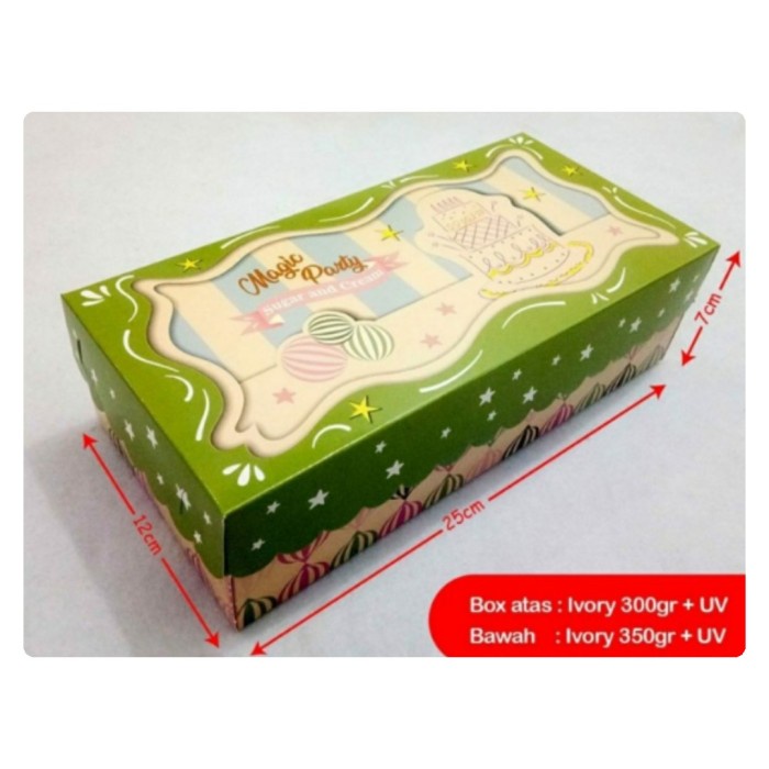 BOX KOTAK DUS KUE BROWNIES CAKE BOLU GULUNG-DUS IMLEK NATAL IDUL FITRI