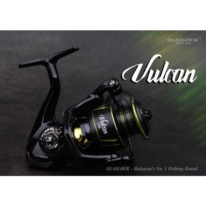 Reel Pancing Spinning Seahawk Vulcan Power Handle 2500/4000/6000