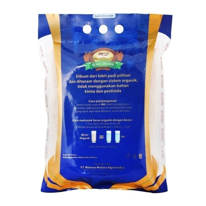 

Md Organic Brown Rice - - Organik - 2Kg