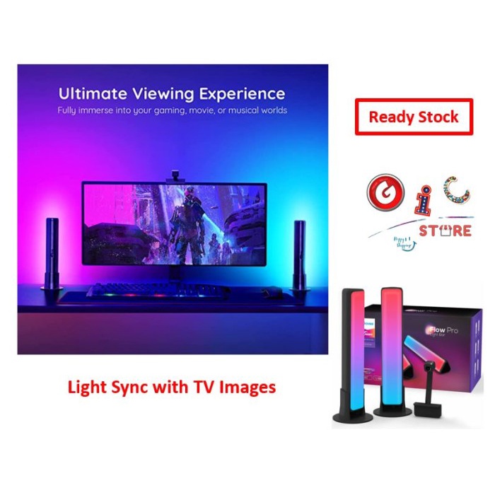 Govee Flow Pro Wifi Tv Ambient Light Bars