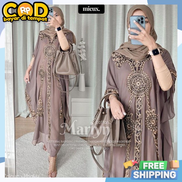Kaftan Terbaru2024 Kaftsn Terbaru Kondangan Captan Perempuan Hari Raya Gamus Gsmis Kadtan Lebaran Ka