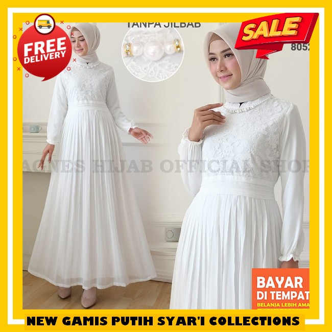 Pakaian Umroh Perempuan Syari Muslimah Firi Bju Gamis Haji Gamis Wanita Kekinian Dewasa Terbaru 2024