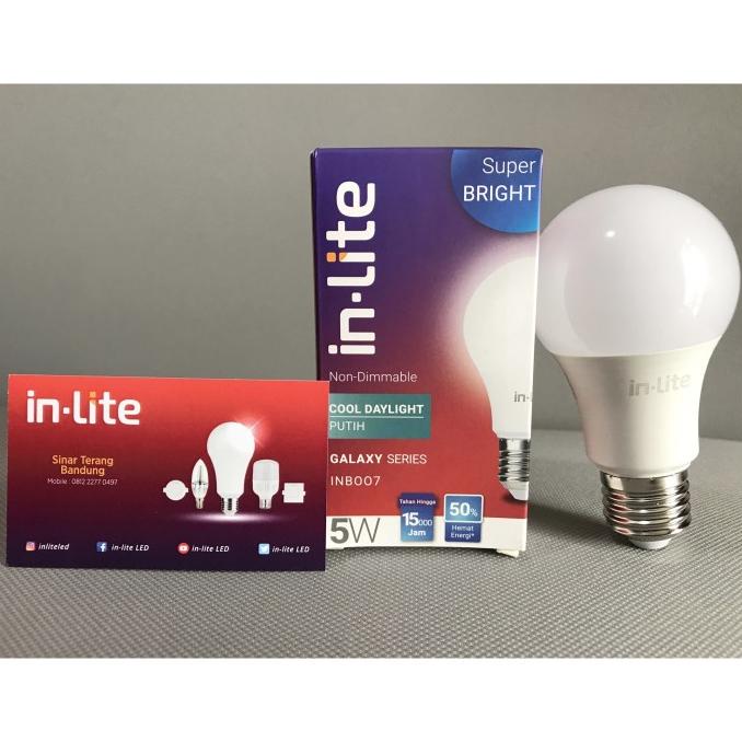 """] LAMPU BULB LED INLITE 5W 5 WATT - INB007
