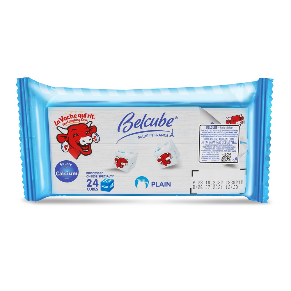 

Belcube Keju Cheese Plain Baby 24 Cubes 125Gr