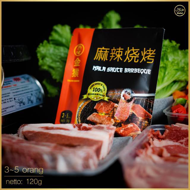 

Malatang Hoptpot - Bumbu Instan Mala Bbq Sauce / Bare Saos / Bbq Sauce / Mala Sauce / Golden Monkey
