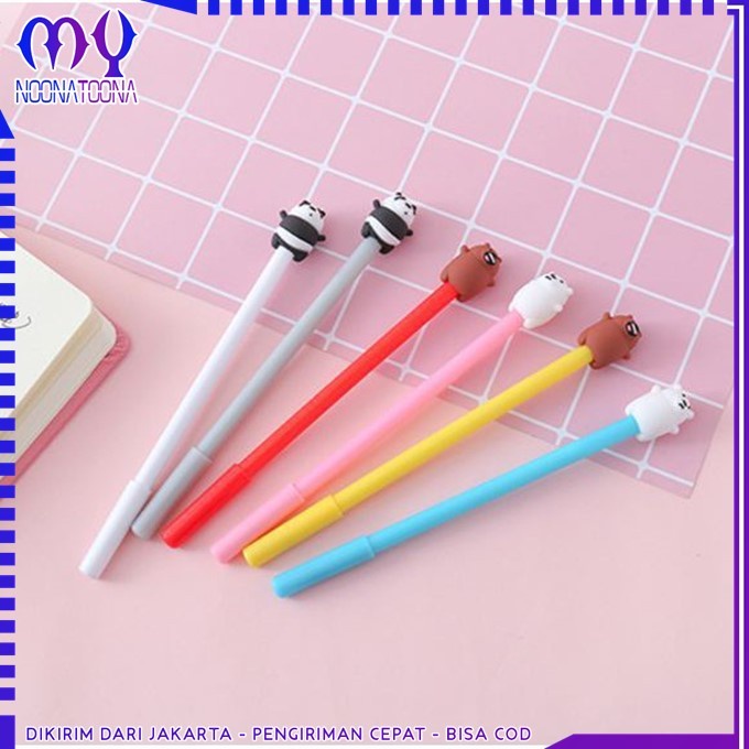 

Pena Karakter Pulpen Lucu / Pena Gel Cair Stationery Sekolah# BISA