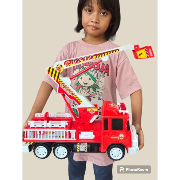 Mainan mobil fire work pemadam kebakaran Ukuran BESAR, BP 6031