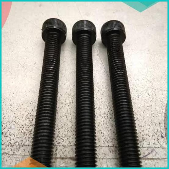 Baut L Baja Hitam M14 x 70 atau Baut 22 panjang 7cm (Gak Full drat) 16