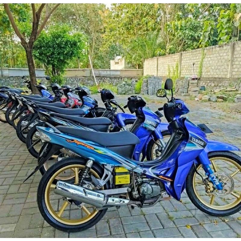 Striping lis sticker standar ORI yamaha jupiter z 2005 biru stiker Jupiter Z biru 2005