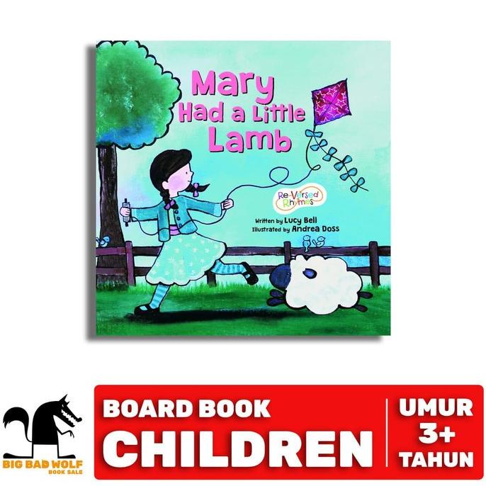 BUKU MARY HAD A LITTLE LAMB IMPORT BOOK BUKU CERITA ANAK BUKU DONGENG