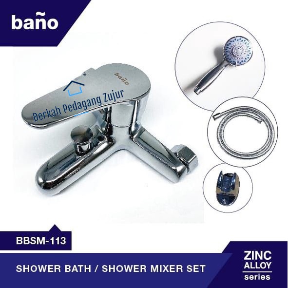 Kran Air Panas Dingin/Kran Shower/Kran Bathtub Mixer Set Bano BBSM-113