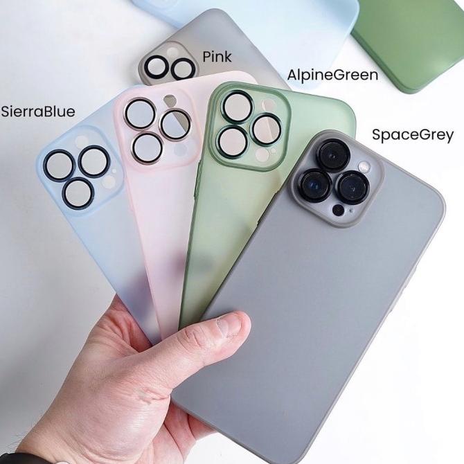 AIR CASE ULTRA SLIM + CAMERA LENS PROTECT IPHONE 13 PRO MAX 12 THIN