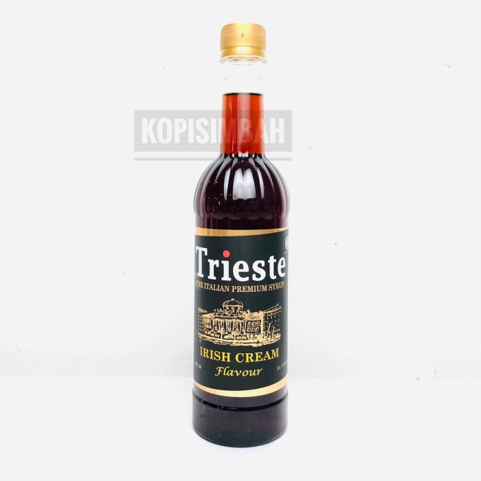 

,,,,,,,] Syrup Trieste Rasa Irish Cream Sirup Minuman Mocktail Kopi Bartender